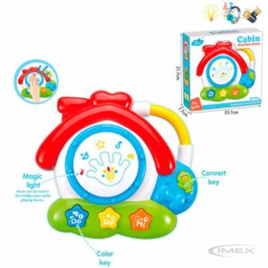Batería De Mano C/ Luz Y Sonido Toys