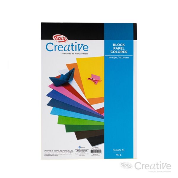 material didactico block de colores a4 creative