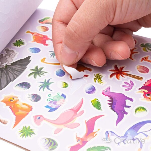 Block Sticker Dinosaurio Creative - Imagen 4