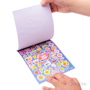 Block Sticker Power Girl Creative