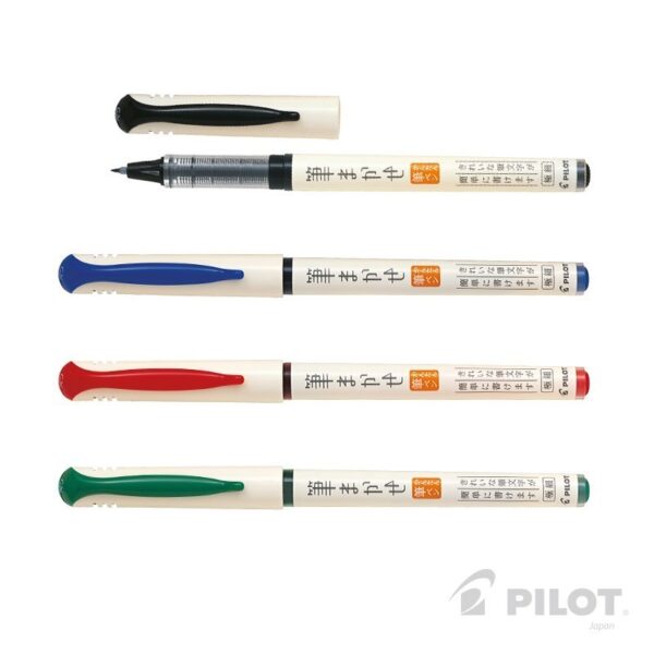 material didactico brush pen fude makase azul pilot 1