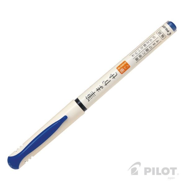 material didactico brush pen fude makase azul pilot
