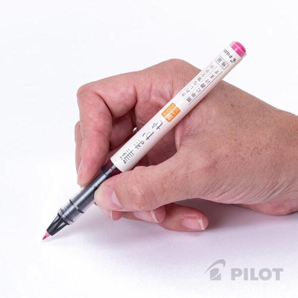 material didactico brush pen fude makase rosado pilot 4