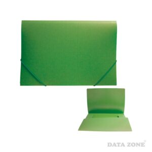 Carpeta Cartera Con Elástico Tamaño Oficio Verde Datazone