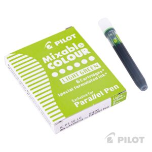Cartucho Verde Claro Para Lapicera Parallel Pilot