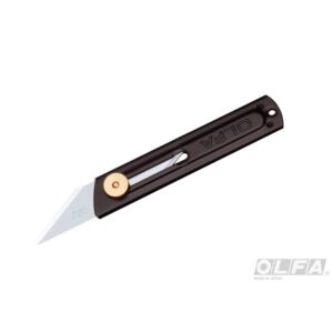 Cuchillo De Acero Inoxidable De 18mm. Para Tallar Madera Con Seguro Manual Olfa