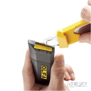 Cuchillo Industrial De 18mm Con Contenedor De Repuestos Usados Olfa