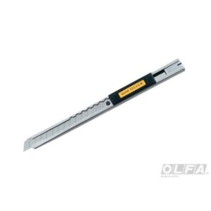 Cuchillo Mediano De Acero Inoxidable Con Seguro Automático Olfa