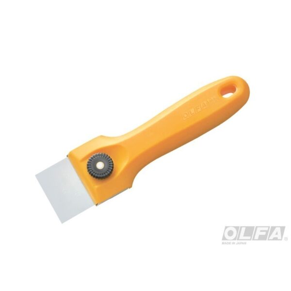 material didactico cuchillo tipo raspador de 45 mm flexible multibordes olfa