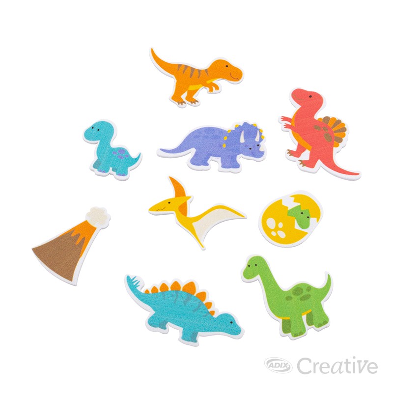 Goma Eva Glitter Adhesiva 10 Pliegos Surtidos De 20x30 Cms. | Cuotas