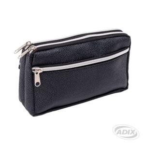 Estuche Escolar Triple Cierre Negro