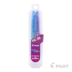 Frixion Addixion Point Turquesa + Point Violeta Pilot