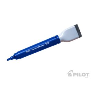 Marcador De Pizarra Azul Recargable Con Borrador