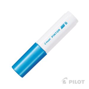 Marcador Pintor Biselado Azul Metálico Pilot