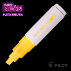 Marcador Pintor Biselado Neón Naranjo Damasco Pilot