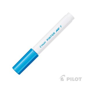 Marcador Pintor Fino Azul Metálico Pilot