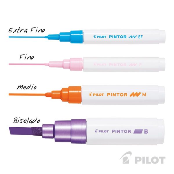 material didactico marcador pintor fino violeta pastel pilot 1