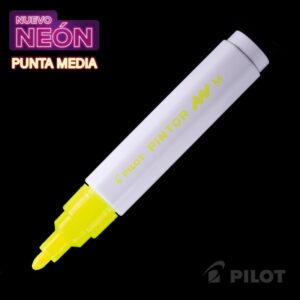 Marcador Pintor Medio Neón Amarillo Pilot