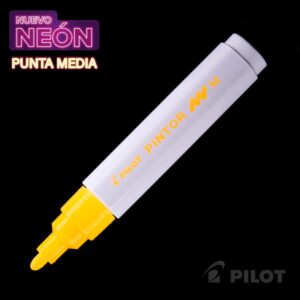 Marcador Pintor Medio Neón Naranjo Damasco Pilot