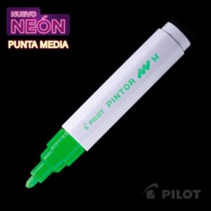 Marcador Pintor Medio Neón Verde Pilot