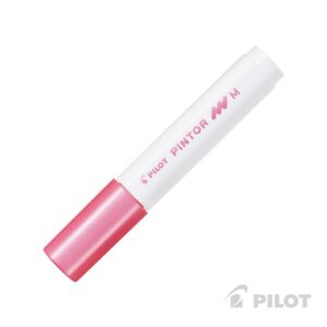 Marcador Pintor Medio Rosado Metálico Pilot
