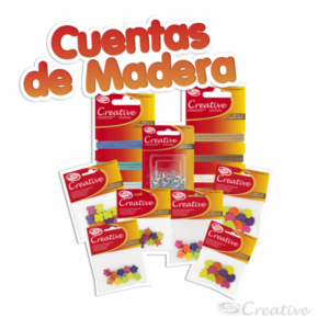Pack Entretenido Cuentas Madera Creative