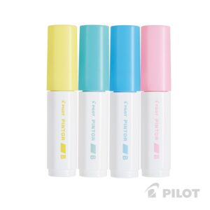 Pintor Set Amarillo Pastel, Verde Pastel, Azul Pastel, Rosado Pastel Punta Biselada
