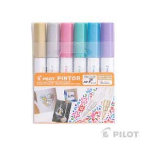 Pintor Set Colores Metálicos Punta Fina Pilot
