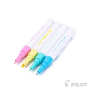Pintor Set Fino Amarillo, Verde Pastel, Azul Pastel, Rosado Pilot