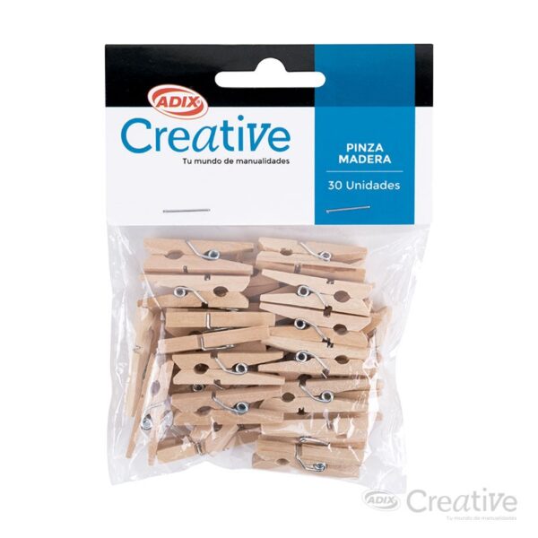 Pinza Madera Natural