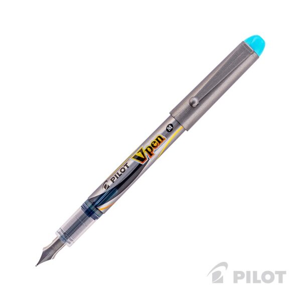 material didactico pluma v pen turquesa pilot
