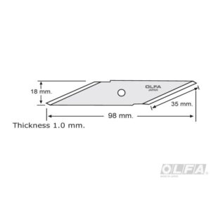 Repuesto Cuchillo Craft Ck-1 2 Unidades Olfa