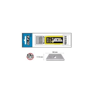 Repuesto Hoja Trapezoidal Con Puntas Redondeadas 17.5 Mm. 5 U. Olfa