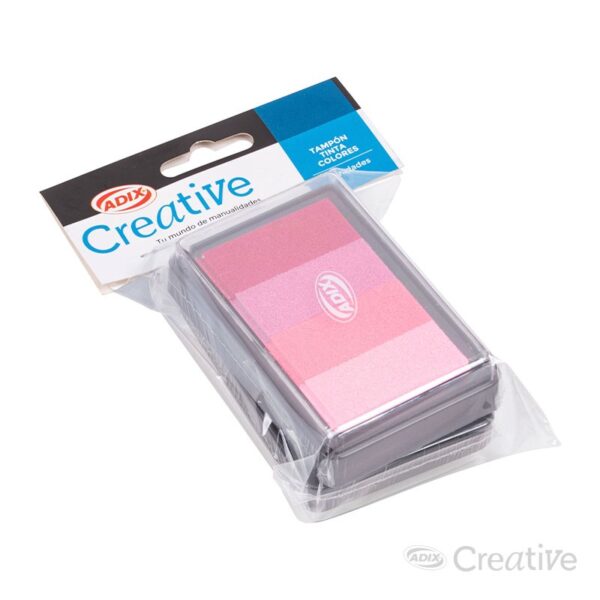 material didactico set tampon tinta de colores creative 8