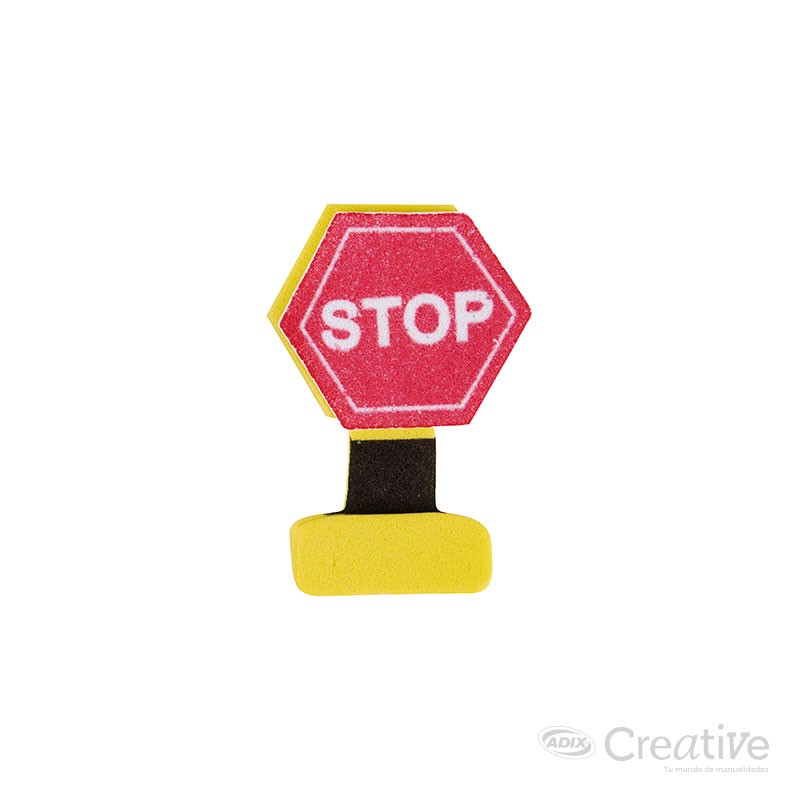 Sticker Goma Eva Transporte Creative - Imagen 9