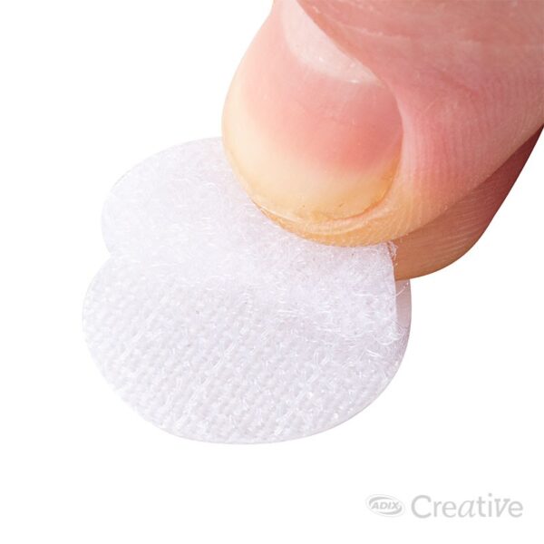 material didactico velcro adhesivo blanco creative 3