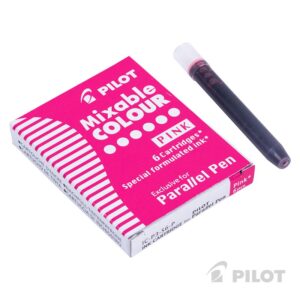 Cartucho Lapicera Parallel 6u Rosado Pilot