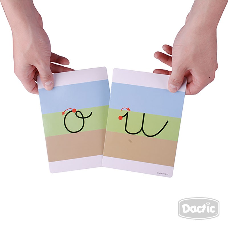 Láminas Escritura Del Abecedario Dactic - Imagen 2