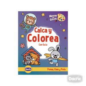 Libro Calca Y Colorea Dactic