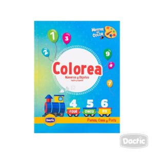 Libro Para Colorear Número Y Objeto Dactic