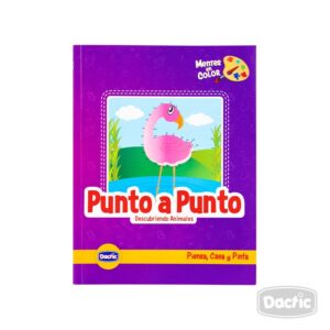 Libro Punto A Punto Animales Para Colorear Dactic