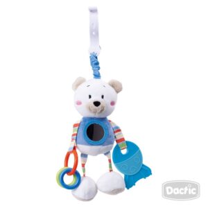 Oso Interactivo Celeste Con Gancho Dactic