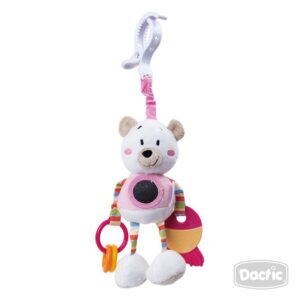 Oso Interactivo Rosado Con Gancho Dactic