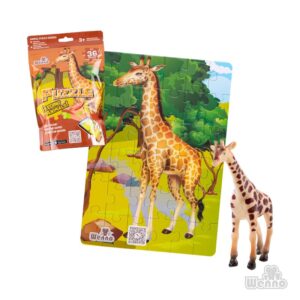 Puzzle Jirafa 36 Piezas + Figura
