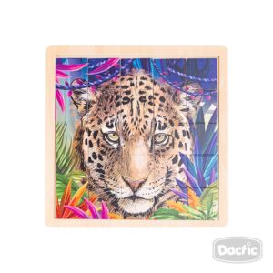 Puzzle Leopardo Madera Dactic
