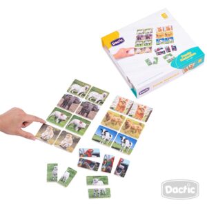 Puzzle Memorice Animales Dactic