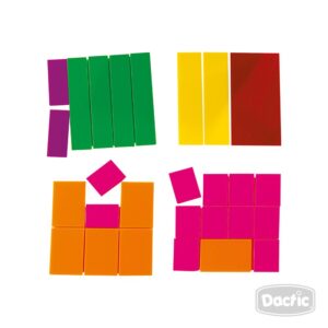 Set Fracción Cuadrada Decimal 51 Pzs Dactic