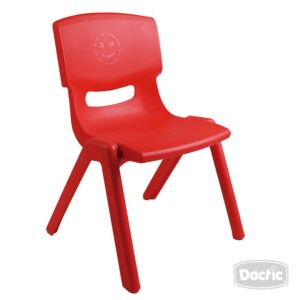 Silla Infantil Plástica Roja Dactic