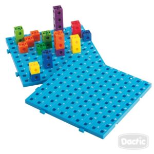 Tablero De Actividades Con Cubos Conectores Dactic